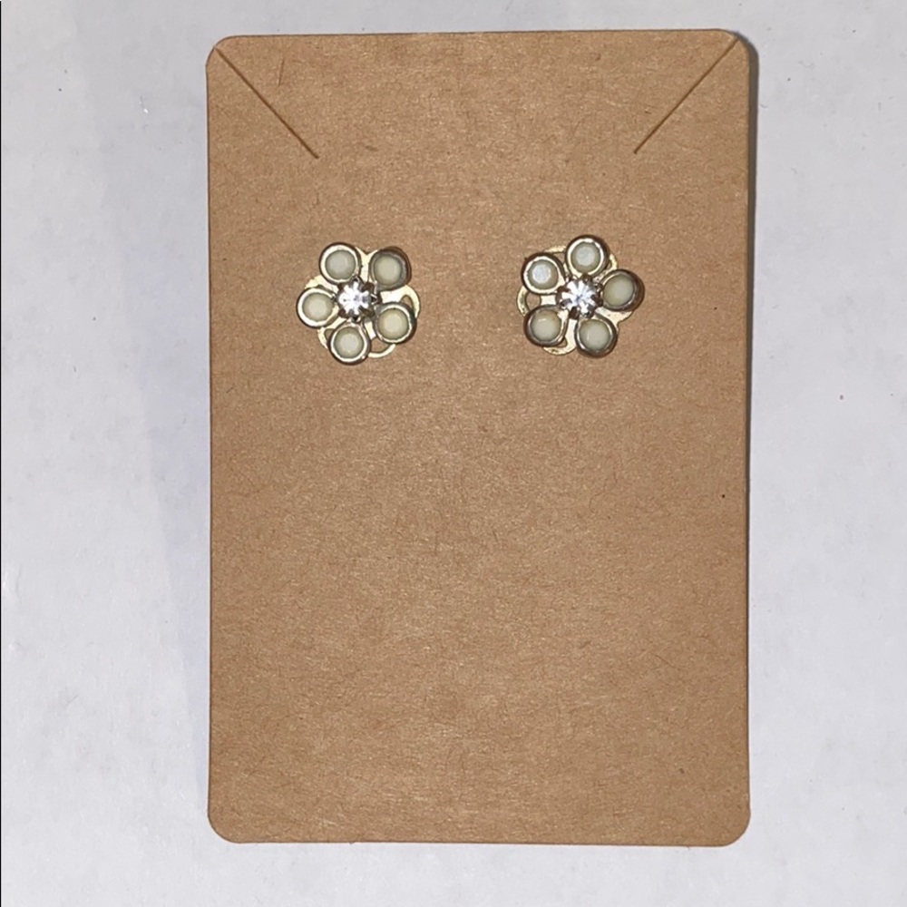 Gold Flower Earrings